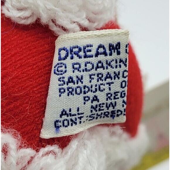 Vintage 1975 Dakin Dream Pets Red Poodle Puppy Dog Stuffed Animal Toy NOS - Picture 9 of 11